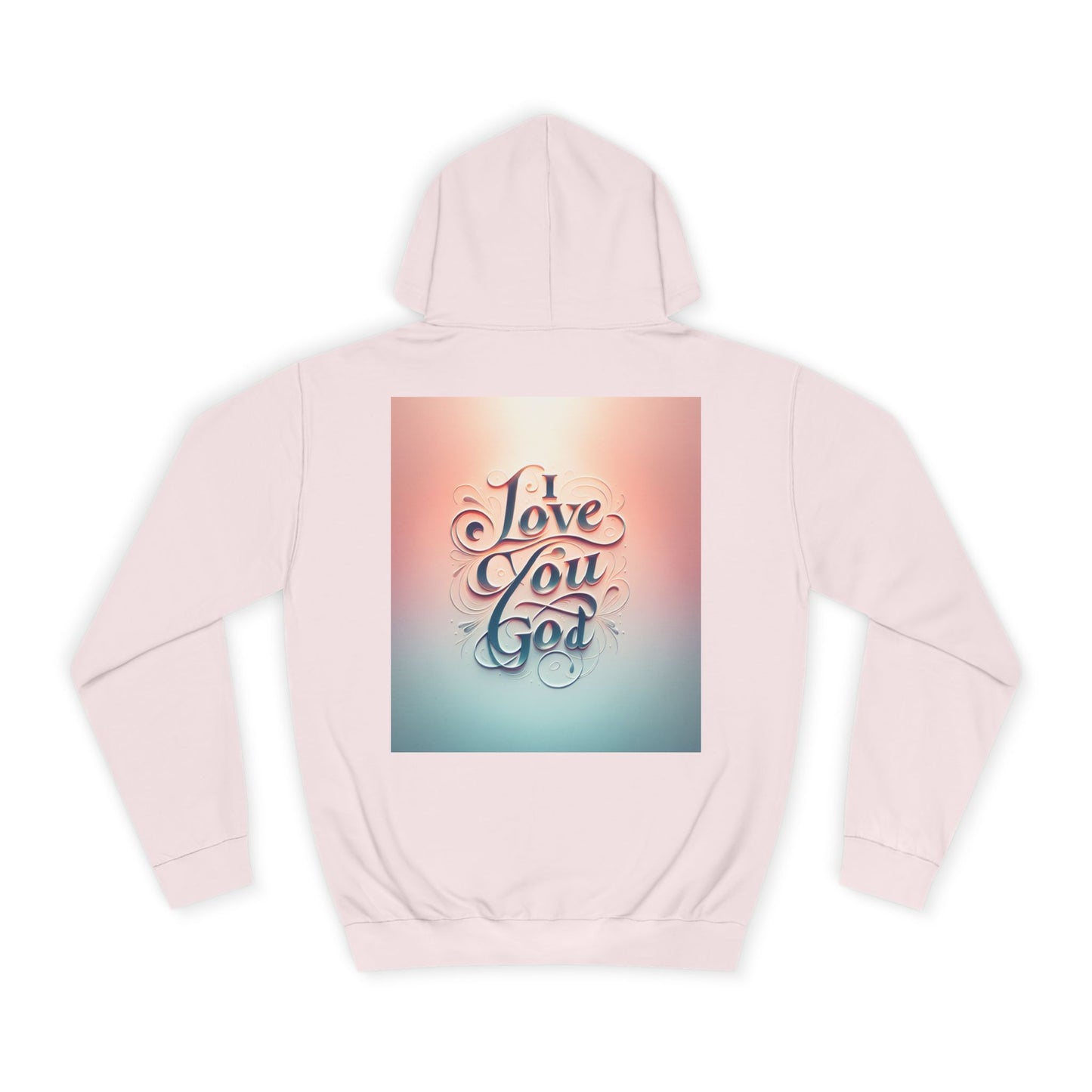 Spiritual Love College Hoodie, Unisex Hoodie, Faith Apparel, Inspirational Gifts, Cozy College Wear, God Love Hoodie