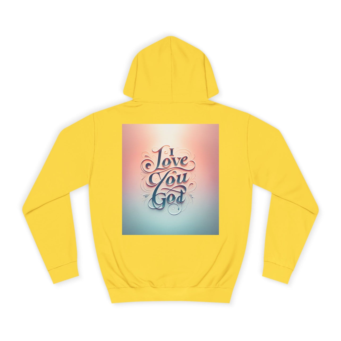 Spiritual Love College Hoodie, Unisex Hoodie, Faith Apparel, Inspirational Gifts, Cozy College Wear, God Love Hoodie