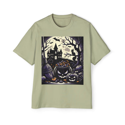 Stylish Halloween Oversized Tee, Spooky, Halloween Apparel, Unisex T-shirt, Trick-or-Treat Shirt, Autumn Fashion, Gift for Him