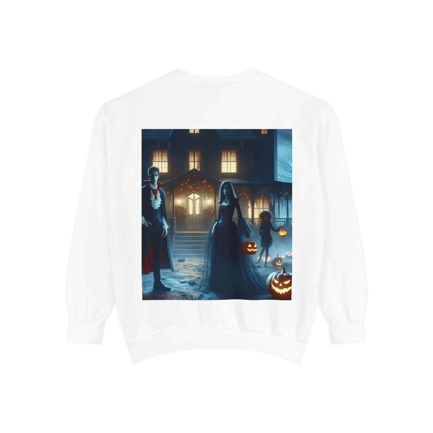 Halloween Unisex Sweatshirt, Cozy Fall Fashion, Spooky Sweatshirt, Ghostly Vibes, Perfect for Parties, Autumn Style