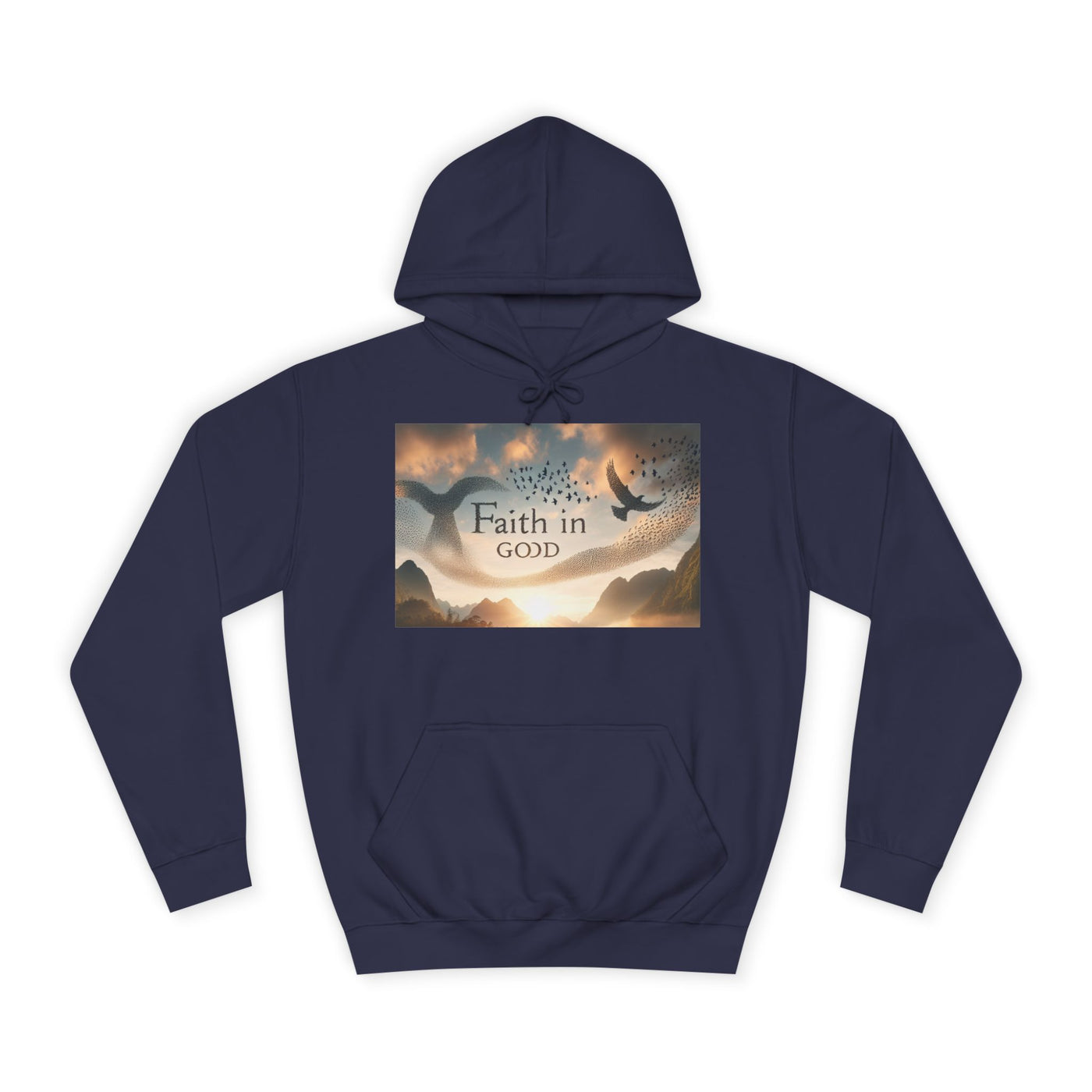 Spiritual Love College Hoodie, Unisex Hoodie, Faith Apparel, Inspirational Gifts, Cozy College Wear, God Love Hoodie