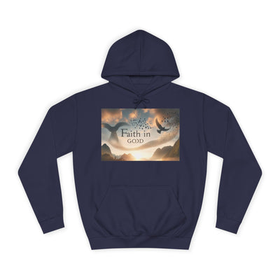 Spiritual Love College Hoodie, Unisex Hoodie, Faith Apparel, Inspirational Gifts, Cozy College Wear, God Love Hoodie