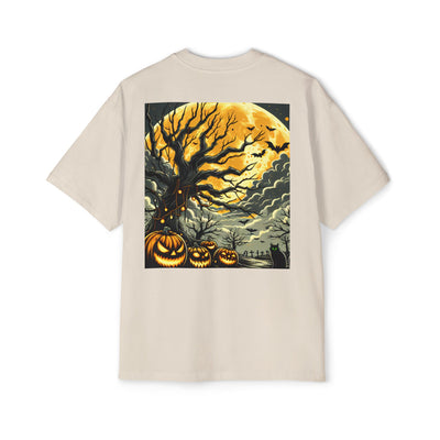 Stylish Halloween Oversized Tee, Spooky, Halloween Apparel, Unisex T-shirt, Trick-or-Treat Shirt, Autumn Fashion, Gift for Him
