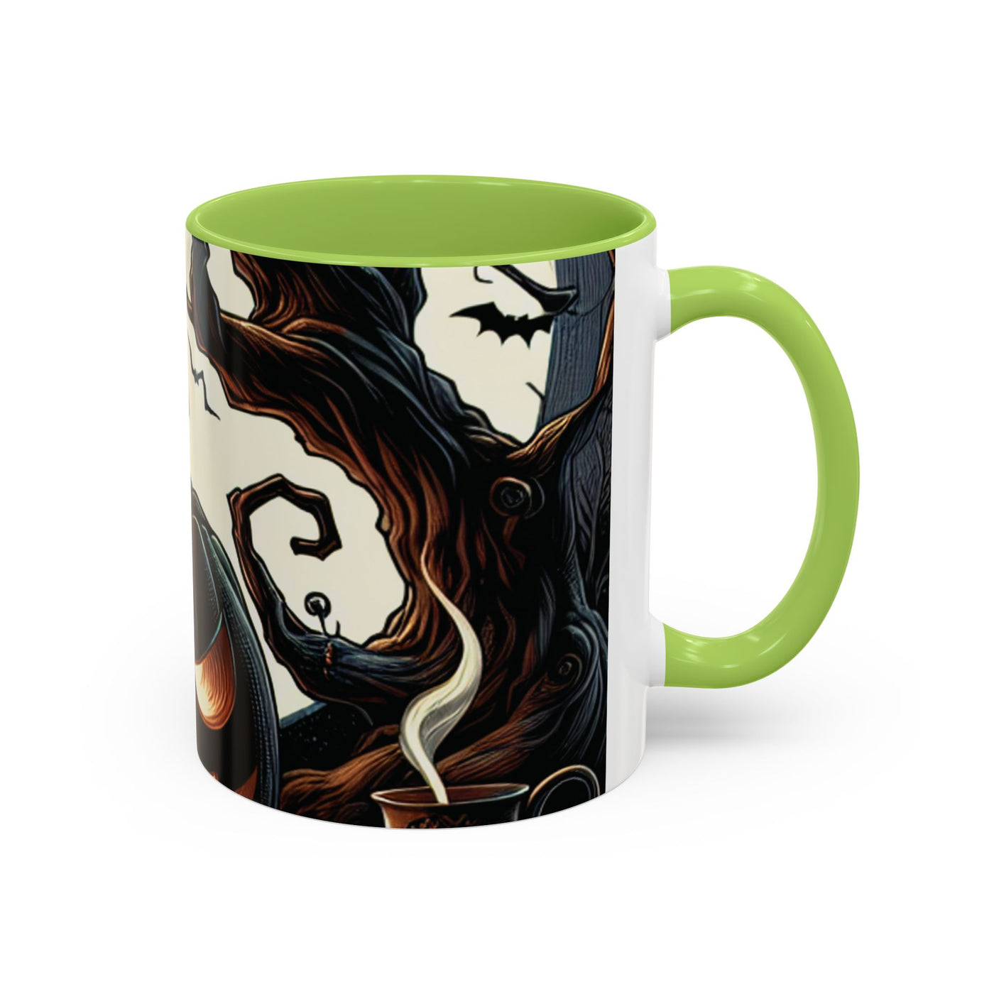 Halloween Pumpkin Accent Coffee Mug - Spooky Decor, Autumn Gift, Hot Beverage Cup, Halloween Party, Cozy Vibe