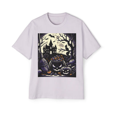 Stylish Halloween Oversized Tee, Spooky, Halloween Apparel, Unisex T-shirt, Trick-or-Treat Shirt, Autumn Fashion, Gift for Him