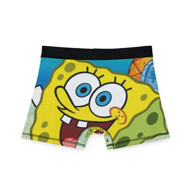 SpongeBob SquarePants Men's Boxers, Fun Underwear for Fans, Gift for Birthdays, Beach Days, or Animation Lovers