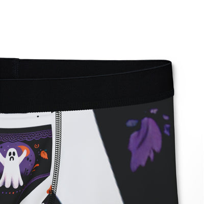 Spooky Ghost Men's Boxers, Halloween Undergarments, Funny Boxers, Ghoulish Boxer Shorts, Comfortable Sleepwear, Unique Gift