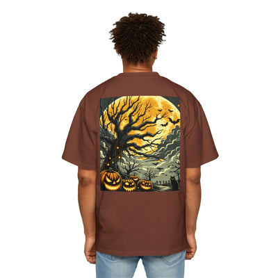 Stylish Halloween Oversized Tee, Spooky, Halloween Apparel, Unisex T-shirt, Trick-or-Treat Shirt, Autumn Fashion, Gift for Him