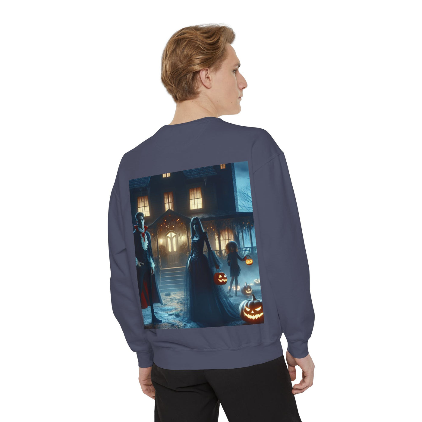 Halloween Unisex Sweatshirt, Cozy Fall Fashion, Spooky Sweatshirt, Ghostly Vibes, Perfect for Parties, Autumn Style