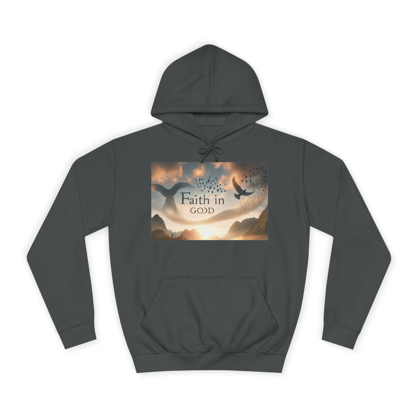 Spiritual Love College Hoodie, Unisex Hoodie, Faith Apparel, Inspirational Gifts, Cozy College Wear, God Love Hoodie