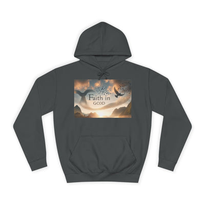 Spiritual Love College Hoodie, Unisex Hoodie, Faith Apparel, Inspirational Gifts, Cozy College Wear, God Love Hoodie