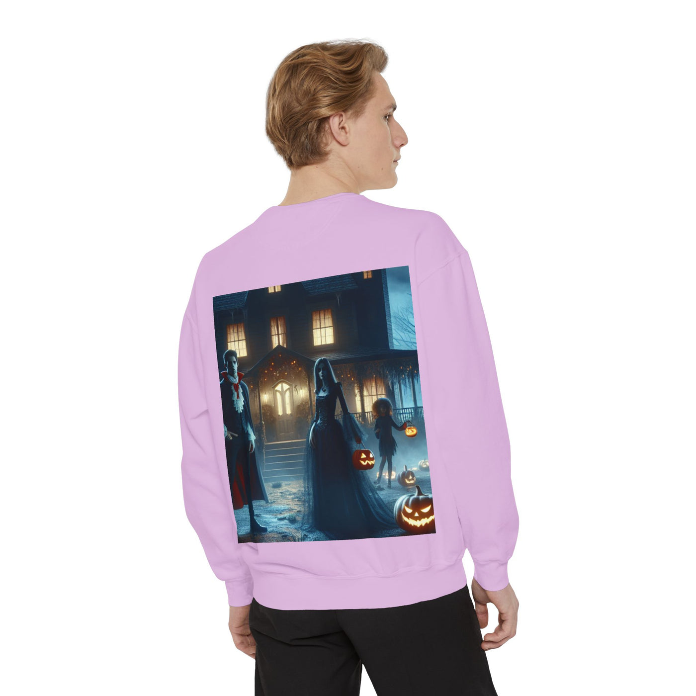 Halloween Unisex Sweatshirt, Cozy Fall Fashion, Spooky Sweatshirt, Ghostly Vibes, Perfect for Parties, Autumn Style