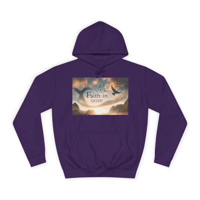 Spiritual Love College Hoodie, Unisex Hoodie, Faith Apparel, Inspirational Gifts, Cozy College Wear, God Love Hoodie