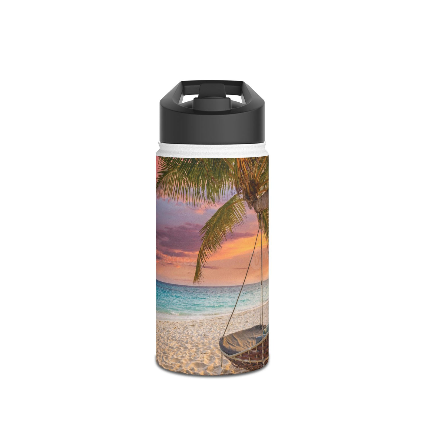 Beach Sunset Stainless Steel Water Bottle | Travel Mug, Hydration Bottle, Summer Gift, Outdoor Adventure, Eco-Friendly Drinkware