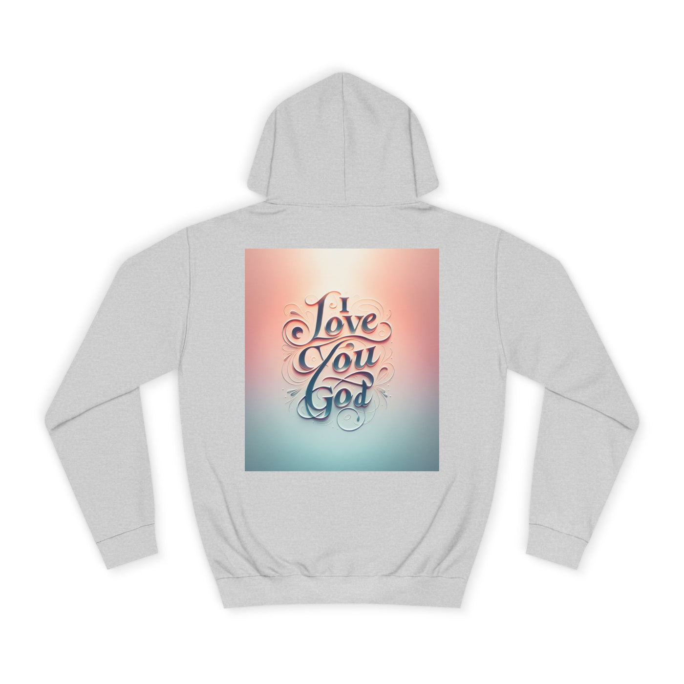 Spiritual Love College Hoodie, Unisex Hoodie, Faith Apparel, Inspirational Gifts, Cozy College Wear, God Love Hoodie