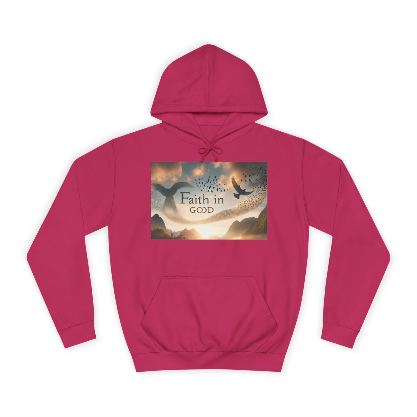 Spiritual Love College Hoodie, Unisex Hoodie, Faith Apparel, Inspirational Gifts, Cozy College Wear, God Love Hoodie