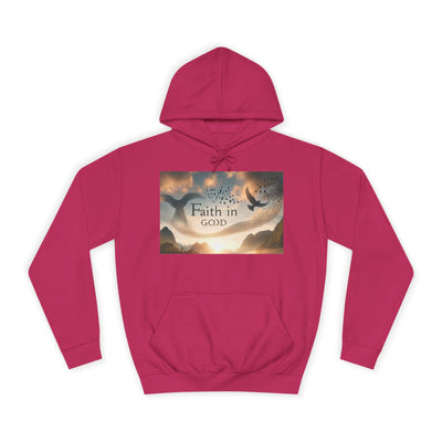 Spiritual Love College Hoodie, Unisex Hoodie, Faith Apparel, Inspirational Gifts, Cozy College Wear, God Love Hoodie