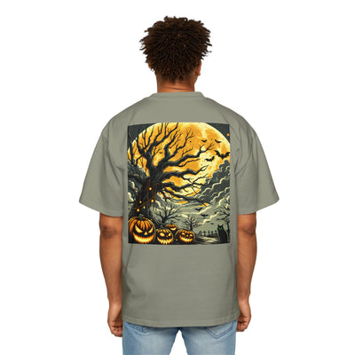 Stylish Halloween Oversized Tee, Spooky, Halloween Apparel, Unisex T-shirt, Trick-or-Treat Shirt, Autumn Fashion, Gift for Him