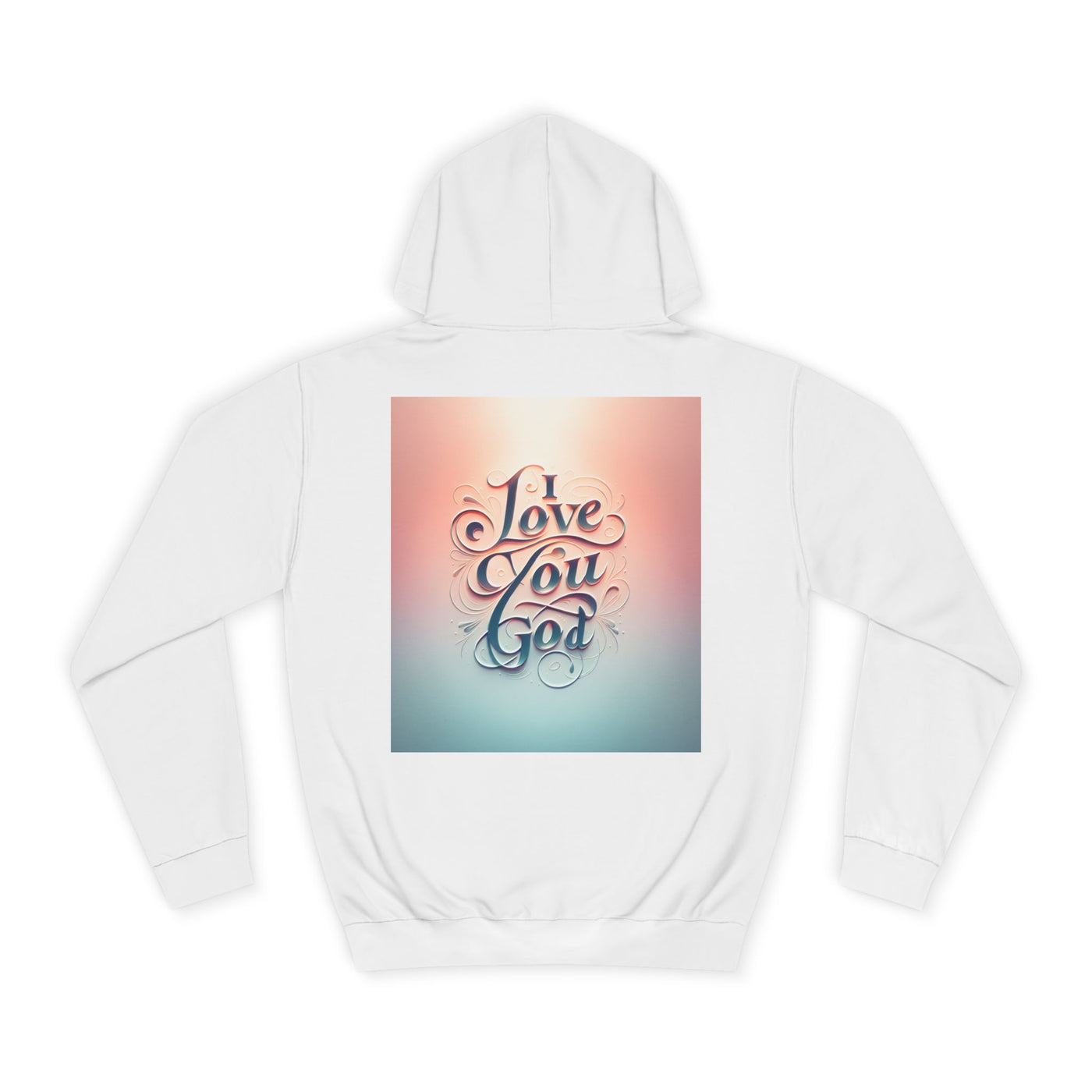 Spiritual Love College Hoodie, Unisex Hoodie, Faith Apparel, Inspirational Gifts, Cozy College Wear, God Love Hoodie