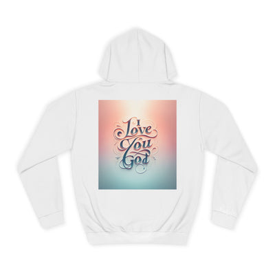 Spiritual Love College Hoodie, Unisex Hoodie, Faith Apparel, Inspirational Gifts, Cozy College Wear, God Love Hoodie