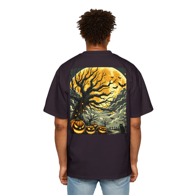 Stylish Halloween Oversized Tee, Spooky, Halloween Apparel, Unisex T-shirt, Trick-or-Treat Shirt, Autumn Fashion, Gift for Him