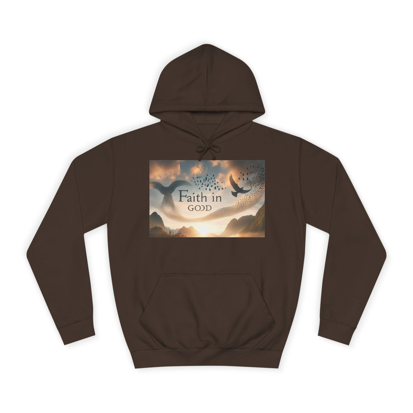 Spiritual Love College Hoodie, Unisex Hoodie, Faith Apparel, Inspirational Gifts, Cozy College Wear, God Love Hoodie