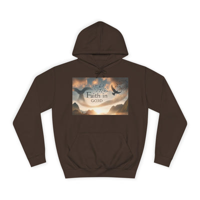 Spiritual Love College Hoodie, Unisex Hoodie, Faith Apparel, Inspirational Gifts, Cozy College Wear, God Love Hoodie