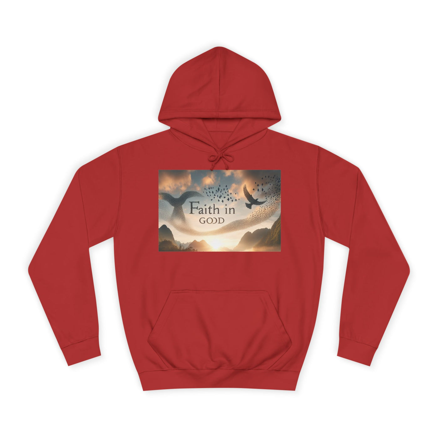 Spiritual Love College Hoodie, Unisex Hoodie, Faith Apparel, Inspirational Gifts, Cozy College Wear, God Love Hoodie