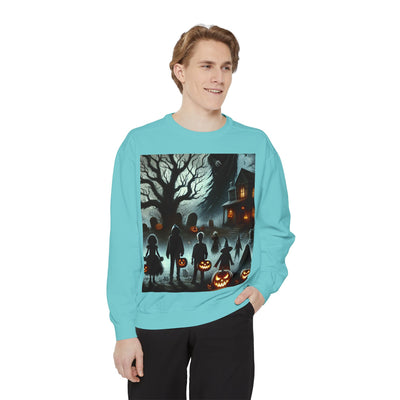 Halloween Unisex Sweatshirt, Cozy Fall Fashion, Spooky Sweatshirt, Ghostly Vibes, Perfect for Parties, Autumn Style