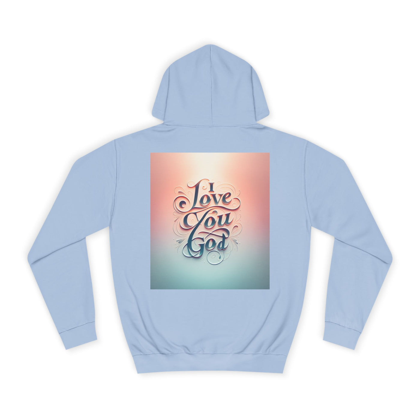 Spiritual Love College Hoodie, Unisex Hoodie, Faith Apparel, Inspirational Gifts, Cozy College Wear, God Love Hoodie