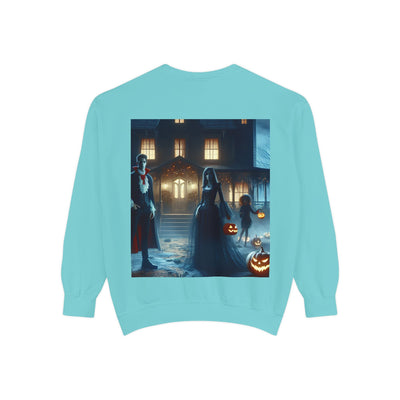 Halloween Unisex Sweatshirt, Cozy Fall Fashion, Spooky Sweatshirt, Ghostly Vibes, Perfect for Parties, Autumn Style