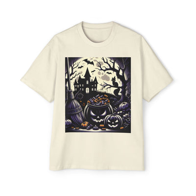 Stylish Halloween Oversized Tee, Spooky, Halloween Apparel, Unisex T-shirt, Trick-or-Treat Shirt, Autumn Fashion, Gift for Him