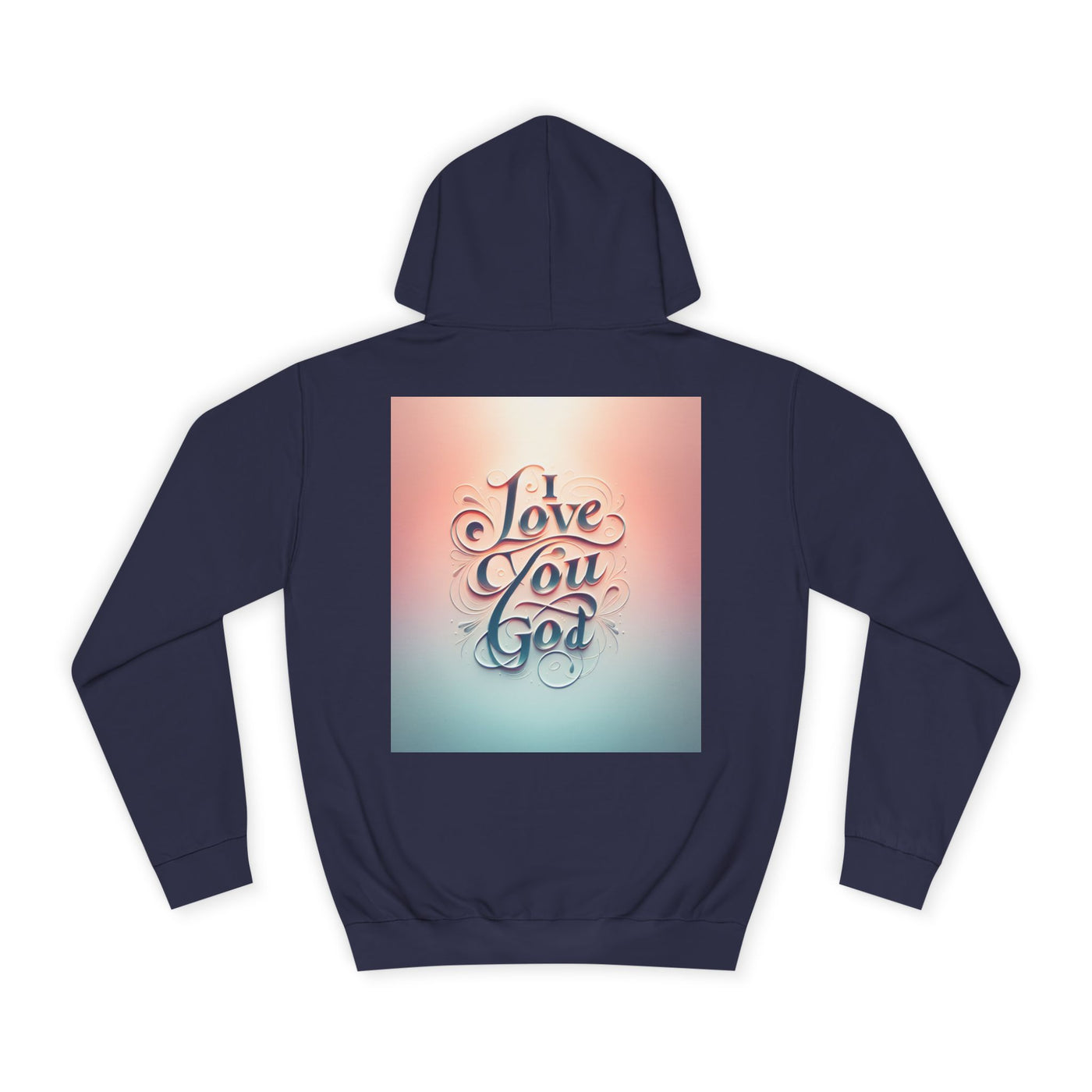 Spiritual Love College Hoodie, Unisex Hoodie, Faith Apparel, Inspirational Gifts, Cozy College Wear, God Love Hoodie