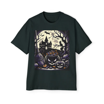 Stylish Halloween Oversized Tee, Spooky, Halloween Apparel, Unisex T-shirt, Trick-or-Treat Shirt, Autumn Fashion, Gift for Him