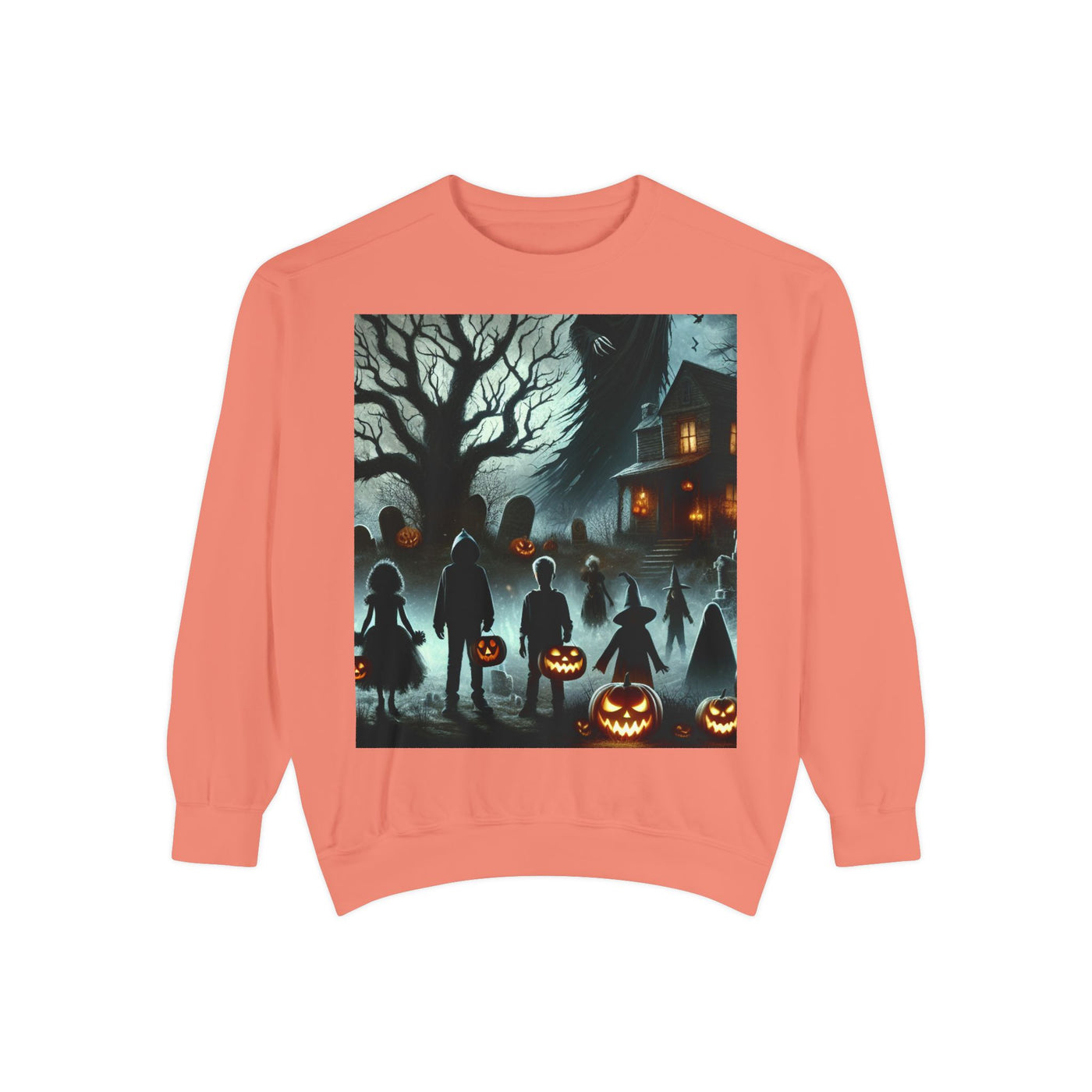 Halloween Unisex Sweatshirt, Cozy Fall Fashion, Spooky Sweatshirt, Ghostly Vibes, Perfect for Parties, Autumn Style