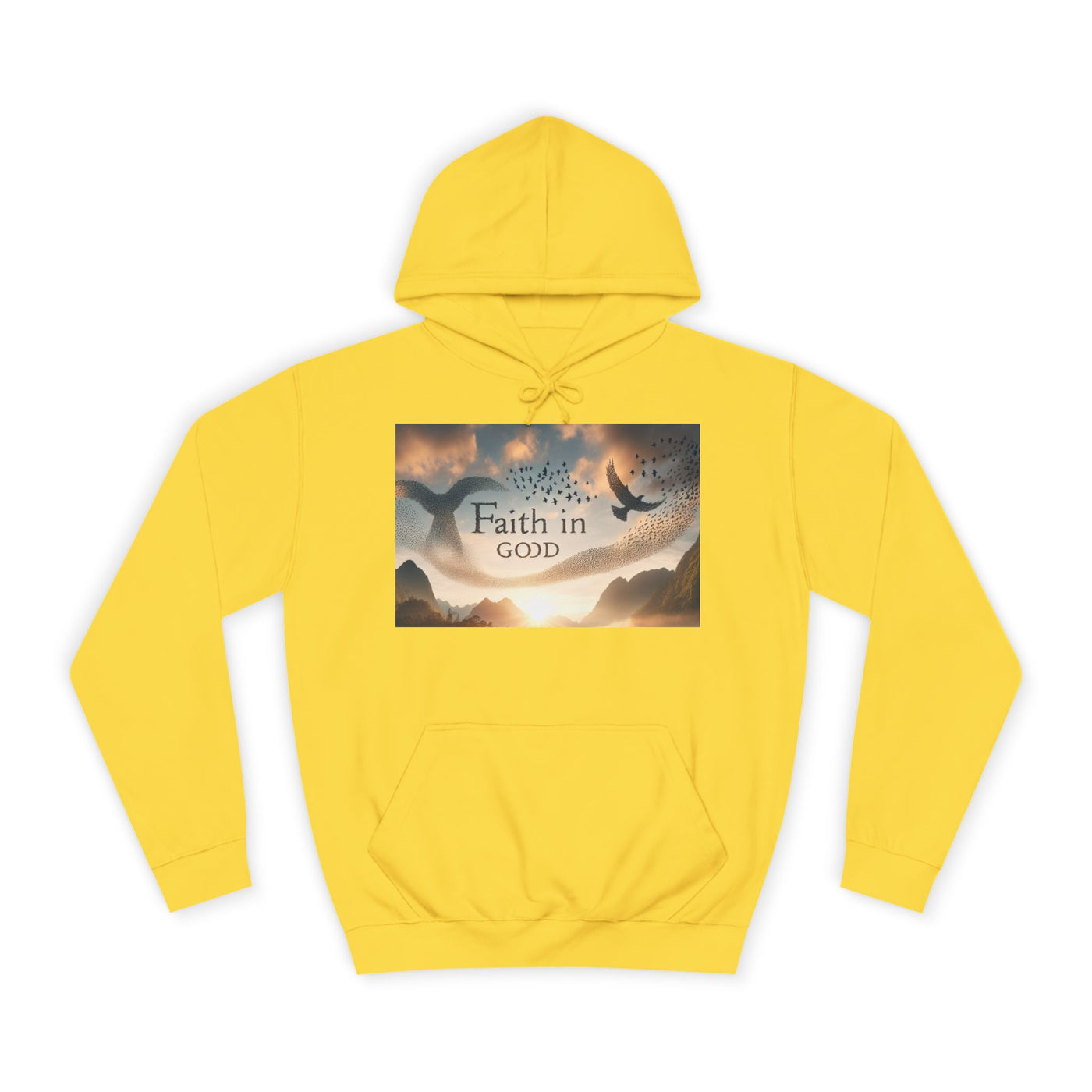 Spiritual Love College Hoodie, Unisex Hoodie, Faith Apparel, Inspirational Gifts, Cozy College Wear, God Love Hoodie