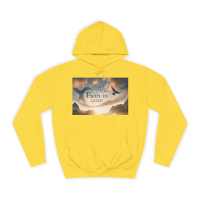 Spiritual Love College Hoodie, Unisex Hoodie, Faith Apparel, Inspirational Gifts, Cozy College Wear, God Love Hoodie