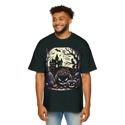 Stylish Halloween Oversized Tee, Spooky, Halloween Apparel, Unisex T-shirt, Trick-or-Treat Shirt, Autumn Fashion, Gift for Him