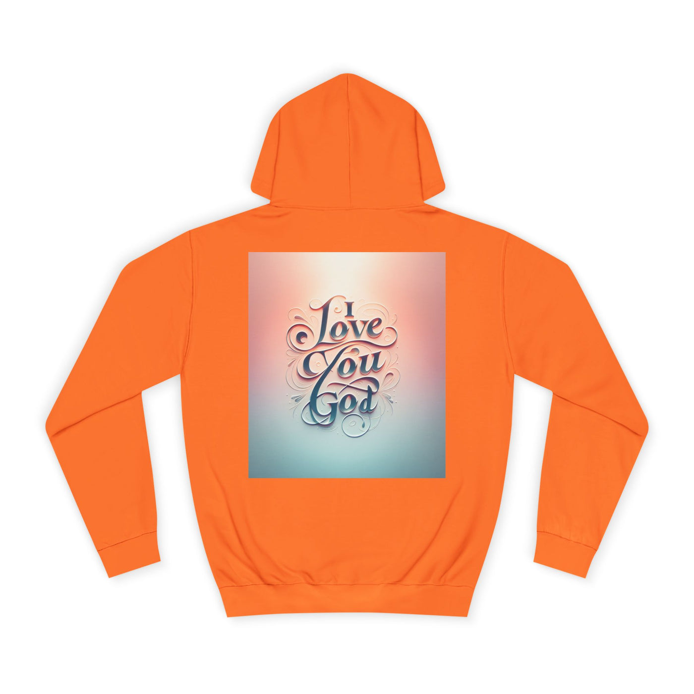 Spiritual Love College Hoodie, Unisex Hoodie, Faith Apparel, Inspirational Gifts, Cozy College Wear, God Love Hoodie