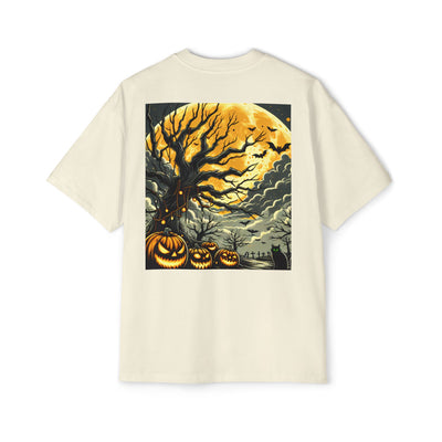 Stylish Halloween Oversized Tee, Spooky, Halloween Apparel, Unisex T-shirt, Trick-or-Treat Shirt, Autumn Fashion, Gift for Him