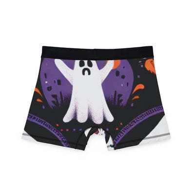 Spooky Ghost Men's Boxers, Halloween Undergarments, Funny Boxers, Ghoulish Boxer Shorts, Comfortable Sleepwear, Unique Gift