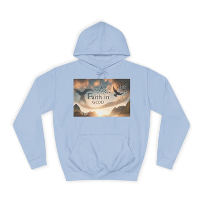 Spiritual Love College Hoodie, Unisex Hoodie, Faith Apparel, Inspirational Gifts, Cozy College Wear, God Love Hoodie