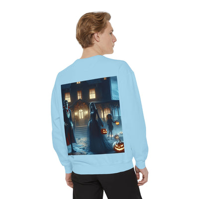 Halloween Unisex Sweatshirt, Cozy Fall Fashion, Spooky Sweatshirt, Ghostly Vibes, Perfect for Parties, Autumn Style