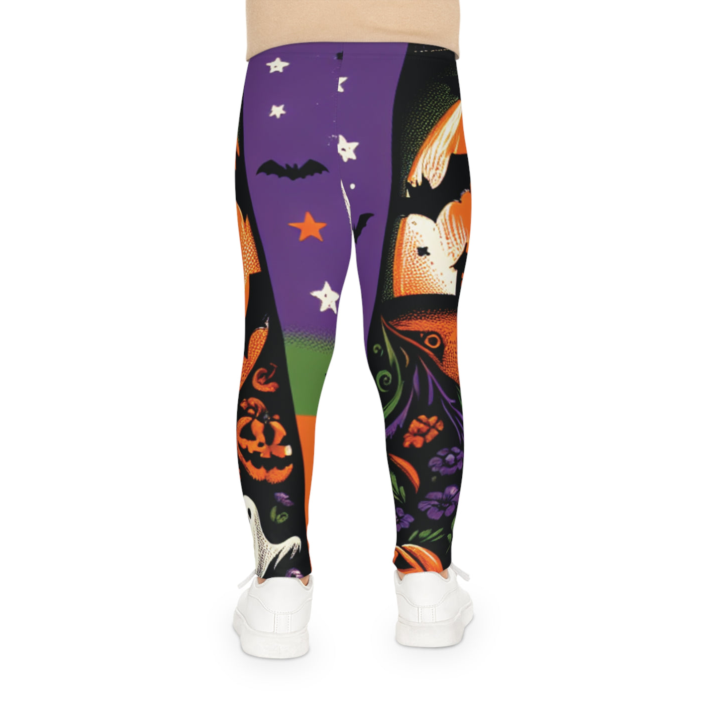 Spooky Kids Leggings | Halloween Leggings, Ghost Leggings, Pumpkin Leggings, Fun Leggings for Kids, October Outfit