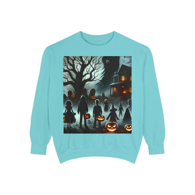 Halloween Unisex Sweatshirt, Cozy Fall Fashion, Spooky Sweatshirt, Ghostly Vibes, Perfect for Parties, Autumn Style