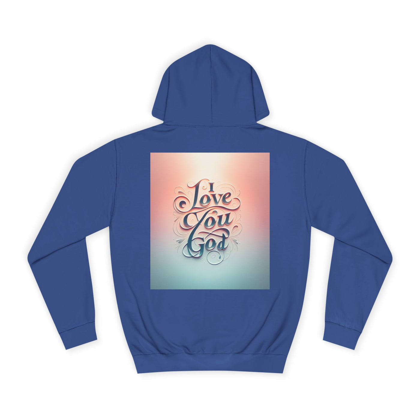 Spiritual Love College Hoodie, Unisex Hoodie, Faith Apparel, Inspirational Gifts, Cozy College Wear, God Love Hoodie