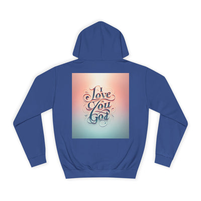 Spiritual Love College Hoodie, Unisex Hoodie, Faith Apparel, Inspirational Gifts, Cozy College Wear, God Love Hoodie