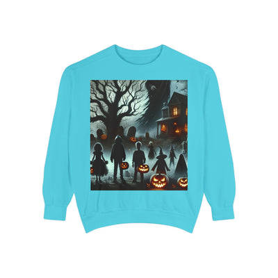 Halloween Unisex Sweatshirt, Cozy Fall Fashion, Spooky Sweatshirt, Ghostly Vibes, Perfect for Parties, Autumn Style