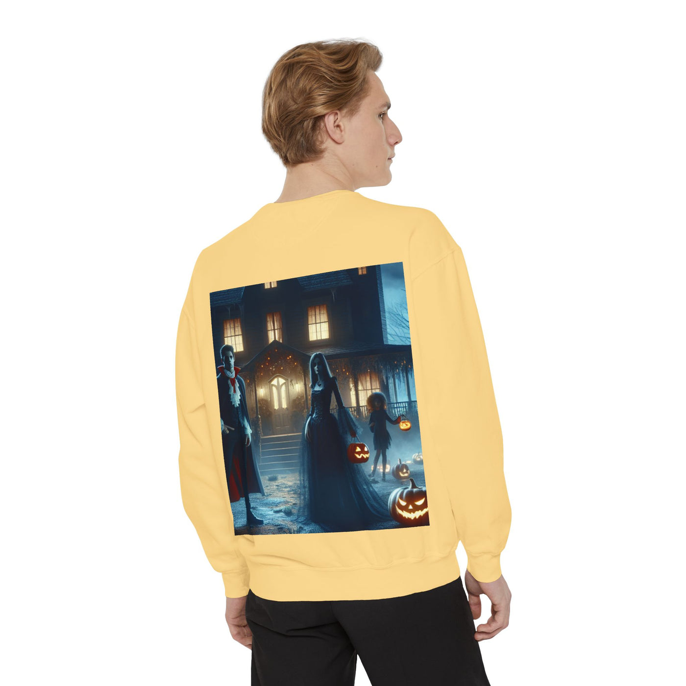 Halloween Unisex Sweatshirt, Cozy Fall Fashion, Spooky Sweatshirt, Ghostly Vibes, Perfect for Parties, Autumn Style