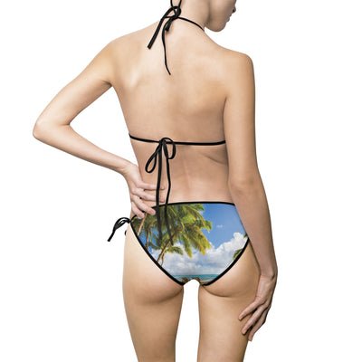 Tropical Women's Bikini Swimsuit, Summer Beach Wear, Vacation Swim Set, Stylish Poolside Outfit, Perfect for Sunbathing